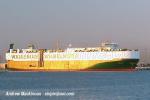 ID 4931 FIDELIO (2007/71583grt/IMO 9332937) sails from Melbourne, Australia in late afternoon sunshine.